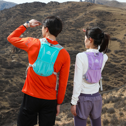 阿澤拉雙肩包登山運動馬甲戶外包跑步馬拉松戶外休閒登山包