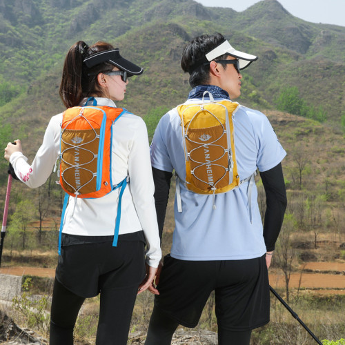雙肩包騎行運動馬拉松水袋包輕便馬甲包徒步越野防潑水登山包