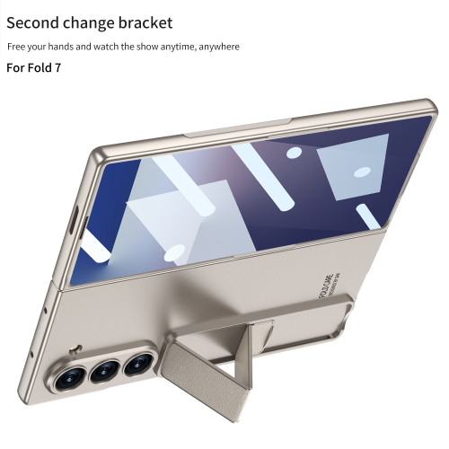 適用三星z fold7手機套殼膜超薄折曡支架防摔ZFold7保護殼套