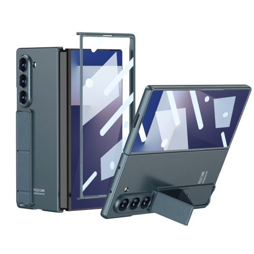 適用三星z fold7手機套殼膜超薄折曡支架防摔ZFold7保護殼套