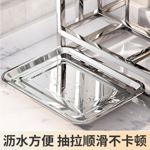 廚房不鏽鋼刀架台面刀具收納架多功能刀筷子筒架多層落地菜板架
