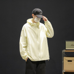 UPF50+冰絲防曬衣男2025新款春夏薄戶外登山速乾衣男款防紫外線服