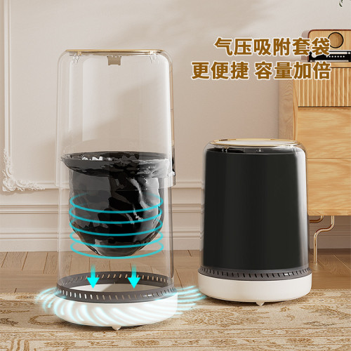 垃圾桶家用按壓開蓋大容量紙簍帶輪廚房衛生間雙桶氣壓吸附垃圾桶