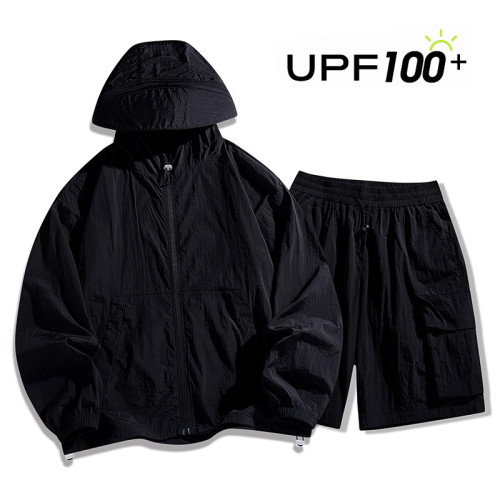 2025年夏季新款情侶款薄款UPF100+潮流休閒寬松大碼防曬衣