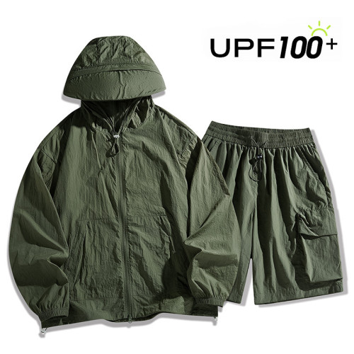 2025年夏季新款情侶款薄款UPF100+潮流休閒寬松大碼防曬衣