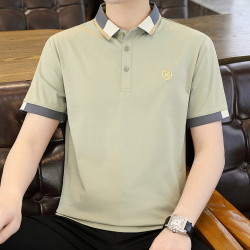 【】 男士夏季短袖POLO衫韓版修身帥氣翻領上衣服