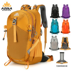 阿澤拉登山包騎行運動戶外旅行雙肩包大容量防潑水露營騎行戶外包