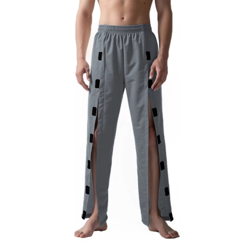 骨折臥床癱瘓病人衣服易穿脫病號服護理服春夏款紗線睡衣