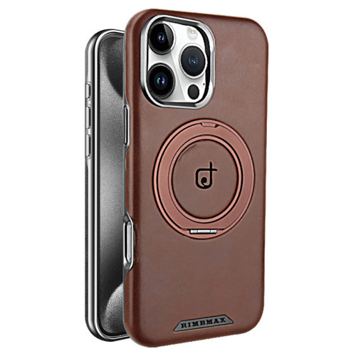 日韓適用蘋果15promax手機殼皮質金屬iphone14pro旋轉支架磁吸16p