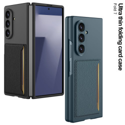 適用三星Galaxy Z Fold7摺疊螢幕手機殼超薄精孔卡包創意手機保護套
