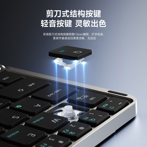皮套支架二合一折曡藍牙鍵盤平板筆記型電腦外接觸控鍵盤可攜式