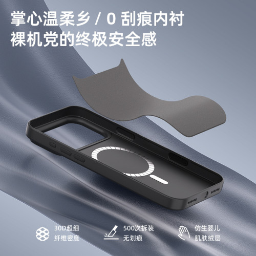 適用iPhone17pro原派大視窗蘋果17一體AI按鍵防摔防滑磁吸保護殼