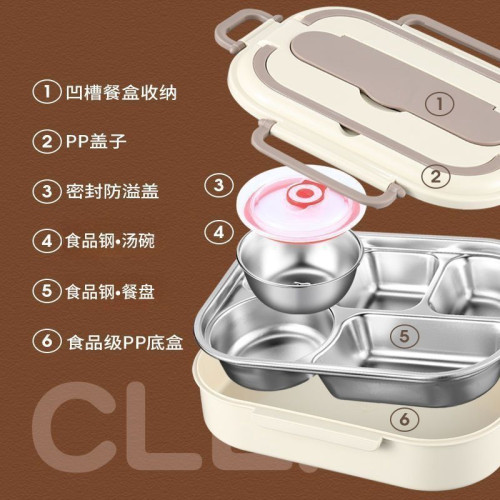 保溫餐盒飯盒不鏽鋼便當餐盒兒童小學生上班族可微波爐分格飯盒