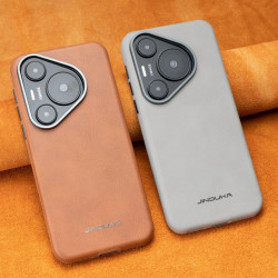 適用華爲pura70pro+手機殼新款mate60pro磁吸全包防摔商務P70皮套