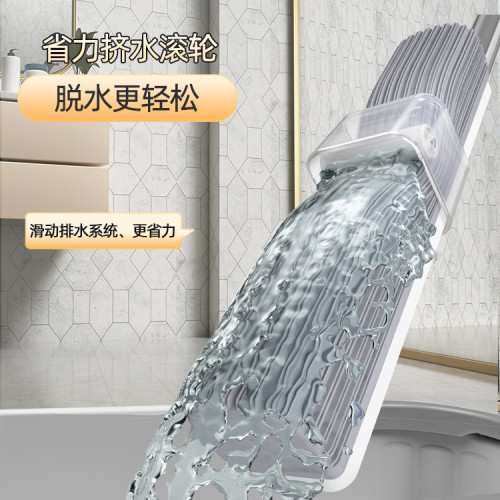 免手洗家用乾溼兩用膠棉頭吸擠水地拖布海綿懶人吸水拖把