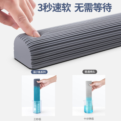 免手洗家用乾溼兩用膠棉頭吸擠水地拖布海綿懶人吸水拖把