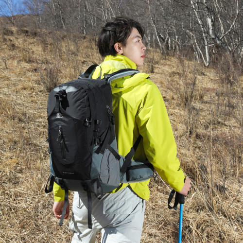 阿澤拉登山包戶外徒步運動休閒後背包男女大容量防潑水輕便雙肩包