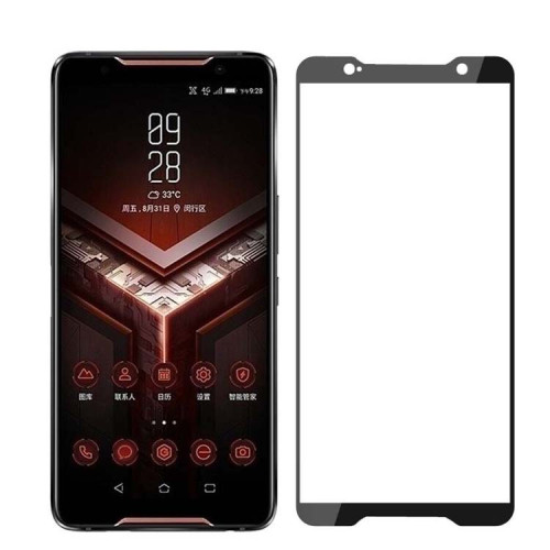 適用華碩ROG Phone/2/3代全屏鋼化膜手機膜ZS600KL/ZS660KL絲印膜