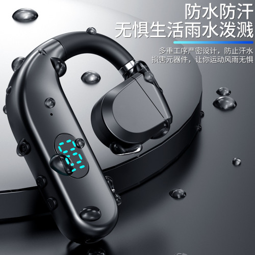 2025掛耳氣傳導無線藍牙耳機不入耳低延遲長續航降噪運動商務耳機