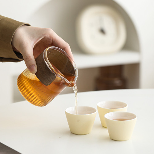可攜式玻璃旅行茶具小套裝一壺三杯戶外旅遊隨身泡茶壺伴手禮 可攜式玻璃旅行茶具小套裝一壺三杯戶外旅遊隨身泡茶壺伴手禮