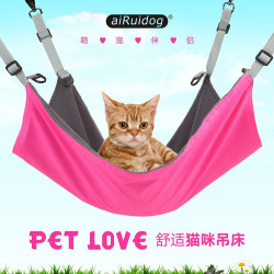 寵物用品貓吊床 兩用雙面可用秋冬季加絨加厚保暖貓吊床爆款