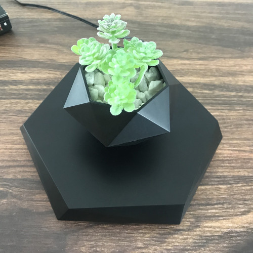 Magnetic Levitation Hexagonal Floating Flower Pot Christmas