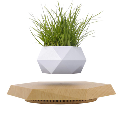 Magnetic Levitation Hexagonal Floating Flower Pot Christmas