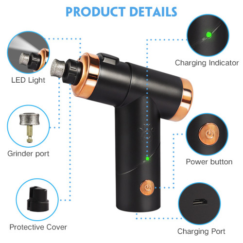 新款充電寵物指甲鉗狗指甲磨修甲器貓咪狗狗指甲剪電動寵物磨甲器