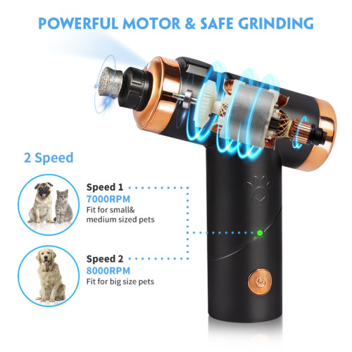 新款充電寵物指甲鉗狗指甲磨修甲器貓咪狗狗指甲剪電動寵物磨甲器