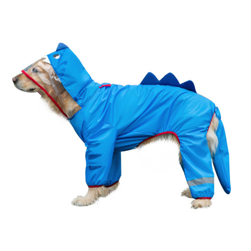 金毛狗狗大狗雨衣中大型犬四腳防水全包雨天衣服拉布拉多寵物雨披
