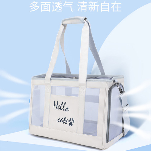 摩寵新款貓包寵物包可攜式手提貓咪包多功能寵物外出包單肩透氣