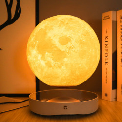 磁懸浮月球燈18CM裝飾台燈小夜燈中秋節情人節禮品led節日禮品