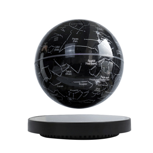 磁懸浮時鍾星球高級學生新奇禮物輕奢家居擺件發光小夜燈商務禮品