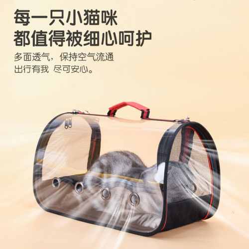 貓包寵物包外出攜帶便捷手提單肩包多面透氣輕便寵物包