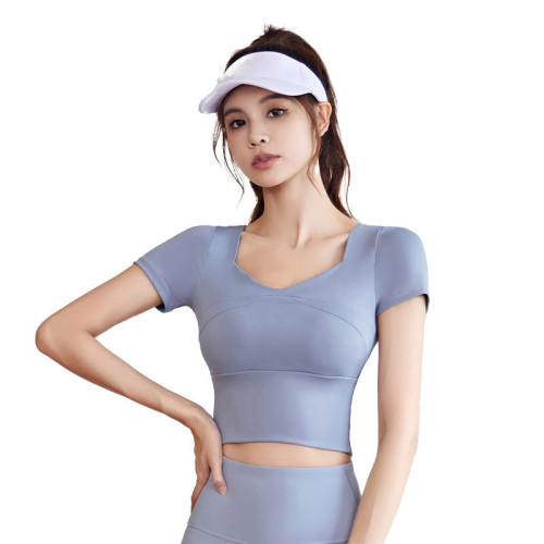 聚衣堂瑜伽服套裝收腹運動緊身帶固定胸墊跑步健身服女