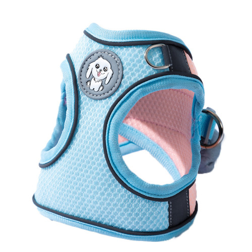 小狗狗撞色拼接網格透氣背心式牽引繩寵物外出遛狗繩子貓咪遛貓繩 小狗狗撞色拼接網格透氣背心式牽引繩寵物外出遛狗繩子貓咪遛貓繩