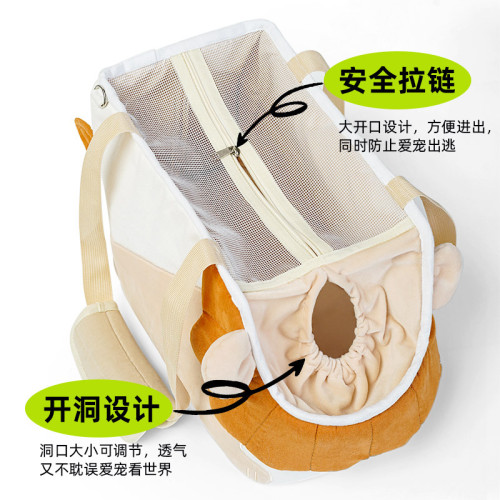 貓包外出可攜式貓咪大容量後背包獅子貓包手提式掛貓袋小型犬寵物狗包