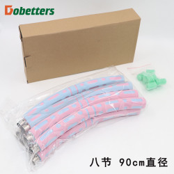 收腹美腰加重新穎可拆卸海綿呼啦圈拼接運動健身圈多色呼啦圈