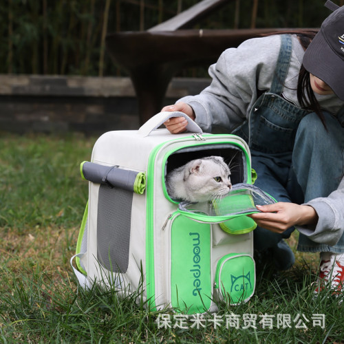 貓包寵物包外出雙肩包透氣大空間手提雙肩貓書包喵咪狗狗寵物用品