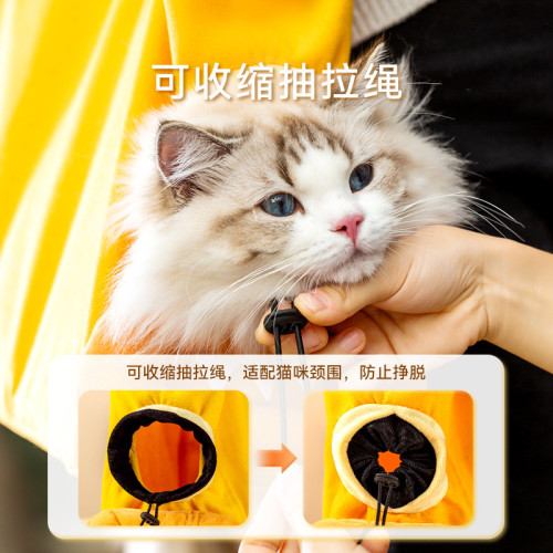 貓咪四季通用外出包四腳探地貓包寵物可探頭斜後背包手提包用品