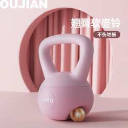 軟壺鈴女士健身家用練翹臀男士啞鈴實心鑄鐵提壺運動器材
