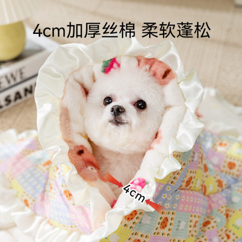 韓版春夏季小碎花四季通用寵物墊子狗狗睡墊狗窩貓窩兩面秋冬墊子 韓版春夏季小碎花四季通用寵物墊子狗狗睡墊狗窩貓窩兩面秋冬墊子