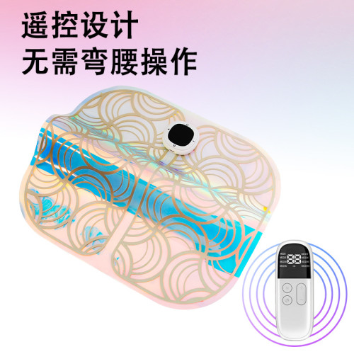 炫彩微電流智能按摩腳墊振動脈沖穴位腳底墊足底足療機腳底按摩墊