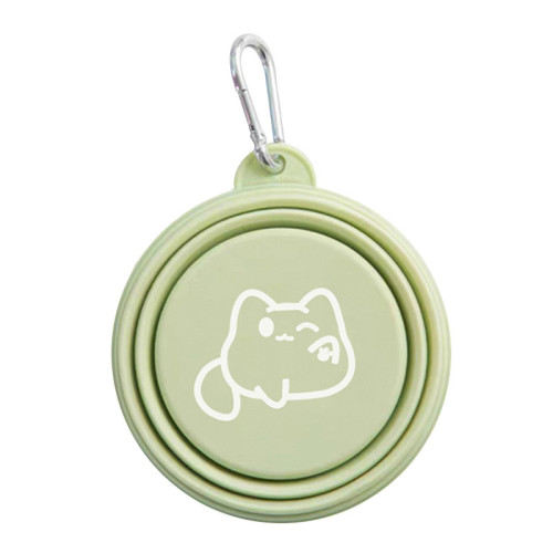 寵物外出折曡碗小狗戶外隨行碗貓咪喝水糧碗可攜式矽膠碗喂食碗狗盆 寵物外出折曡碗小狗戶外隨行碗貓咪喝水糧碗可攜式矽膠碗喂食碗狗盆