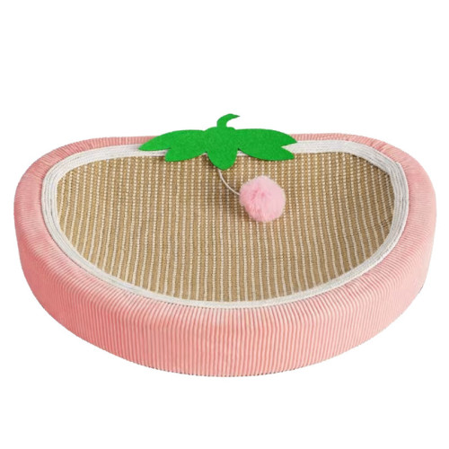 草莓麻墊貓抓盆沙發貓窩一體不掉屑耐磨貓咪磨爪防潮四季通用 草莓麻墊貓抓盆沙發貓窩一體不掉屑耐磨貓咪磨爪防潮四季通用