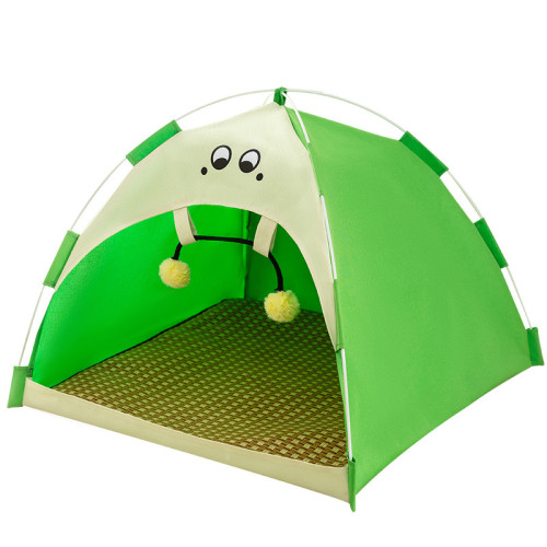 春夏季狗狗透氣四季通用清爽寵物帳篷夏日狗窩貓咪可折曡貓窩 春夏季狗狗透氣四季通用清爽寵物帳篷夏日狗窩貓咪可折曡貓窩