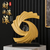 創意藝術財源滾滾裝飾擺件時來運轉酒櫃客廳電視櫃玄關辦公室高級