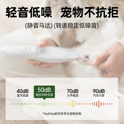 狗狗專用大鯊魚陶瓷雙刀頭USB充電剃腳毛器貓咪耳部腳掌剃毛用品