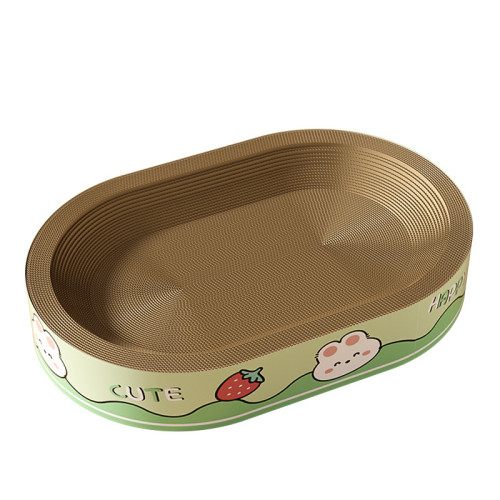 加大貓咪超大巨無霸橢圓瓦楞紙耐抓耐磨貓抓板貓窩逗貓寵物貓玩具