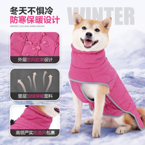 寵物衣服冬季新款狗狗衣服棉服防水加絨防寒大型犬衣服